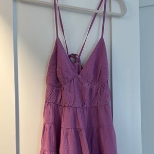 Abercrombie & Fitch Purple Maxi Dress